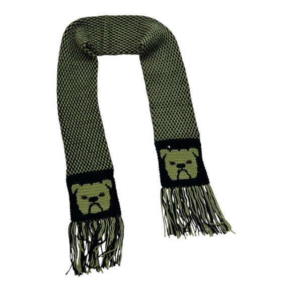 Handmade Knit Bulldog Scarf NEW - Picture 5 of 6